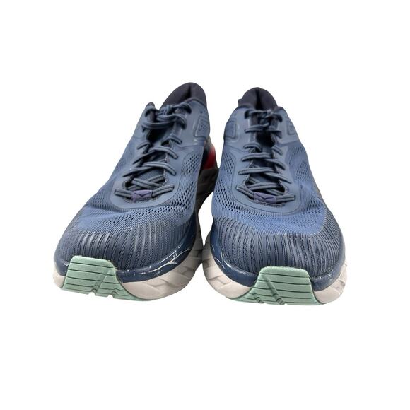 Hoka One One Bondi 7 Mens Size 12.5 Blue Grey Shoes Sneakers 1110518-RTOS main image 10